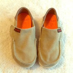 Crocs Boys Brown Slip On Loafers Final Markdown